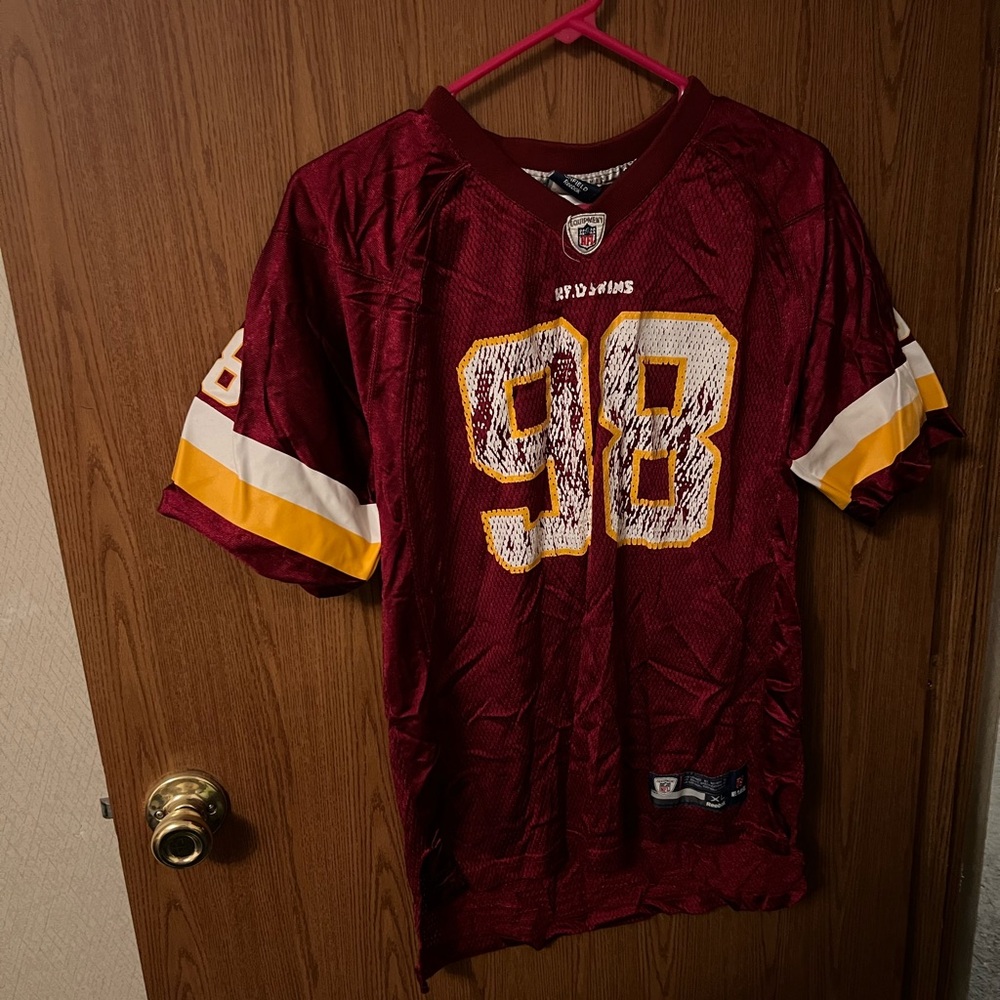 Men’s Vintage Redskins #98 Reebok NFL Jersey Size XL